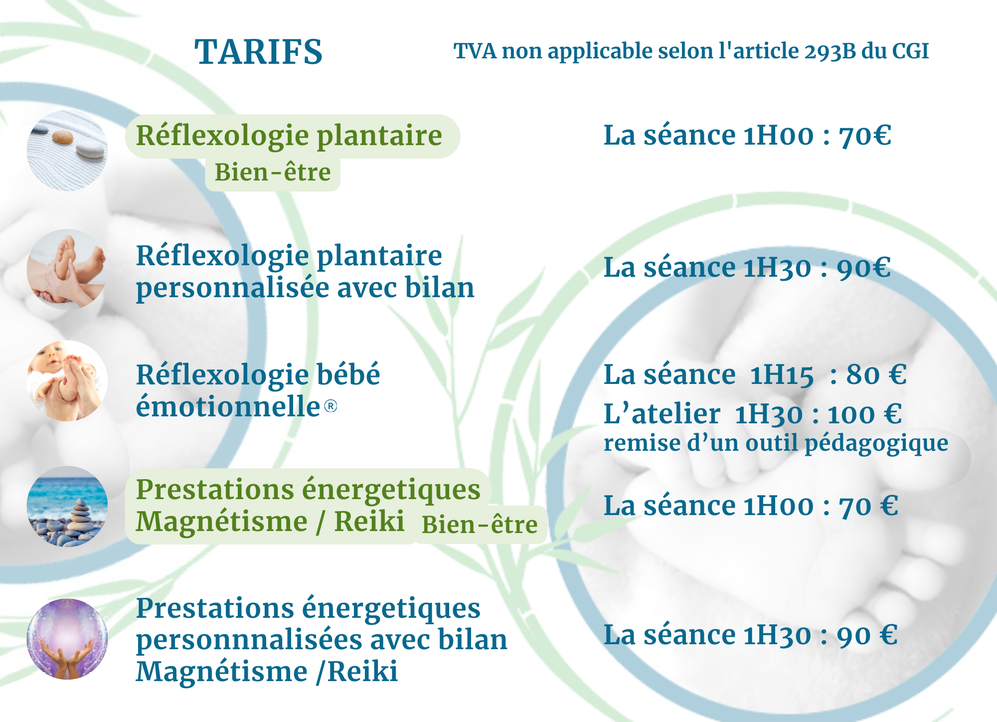 TVA non applicable selon l'article 293B du CGI
